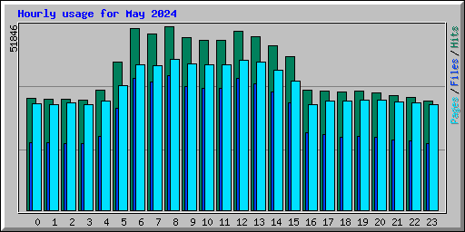 Hourly usage for May 2024